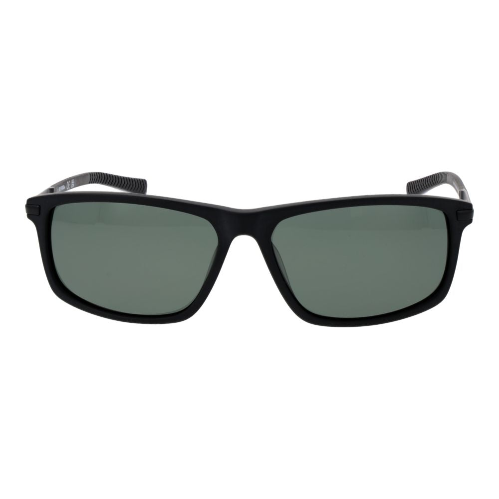 Harley-Davidson Men’s Sunglasses – Black Full-Rim Frame with Green Polarized Lenses, 59mm