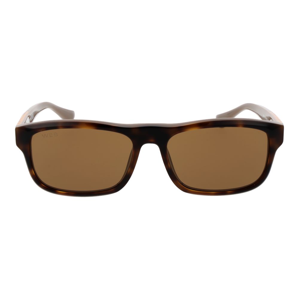 Web Brown Designer Sunglasses for Men