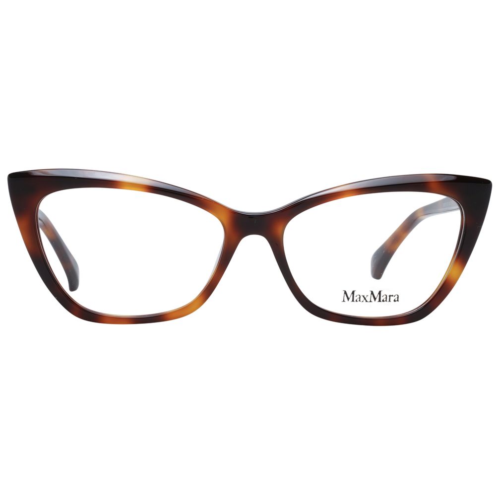 Max Mara Women’s Optical Frames – Brown Cat Eye Design, 54mm