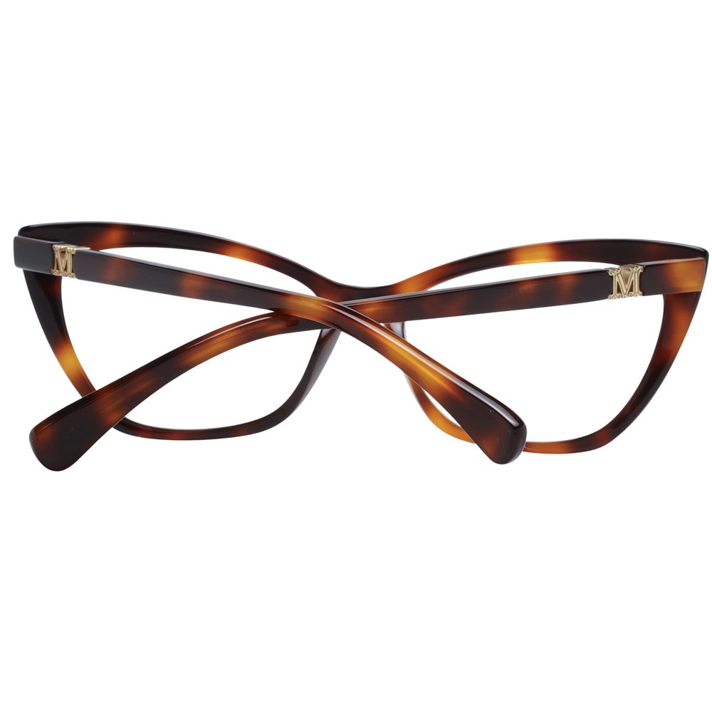 Max Mara Women’s Optical Frames – Brown Cat Eye Design, 54mm