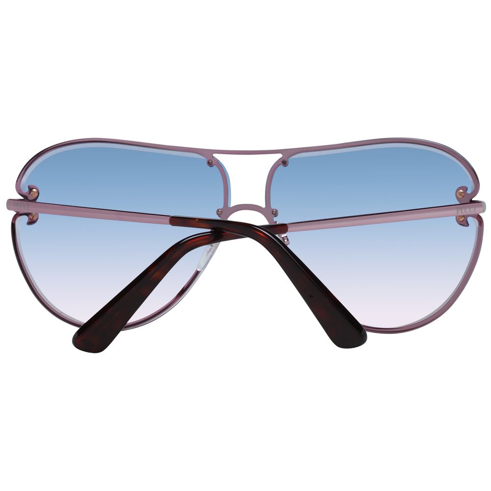 Emilio Pucci Women's Sunglasses – Pink Aviator Frame with Blue Gradient Lenses, 66mm