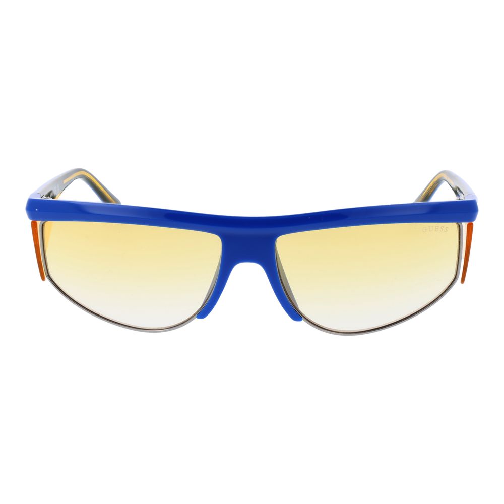 GUESS Blue Men Sunglasses – Sporty Elegance with a Twist