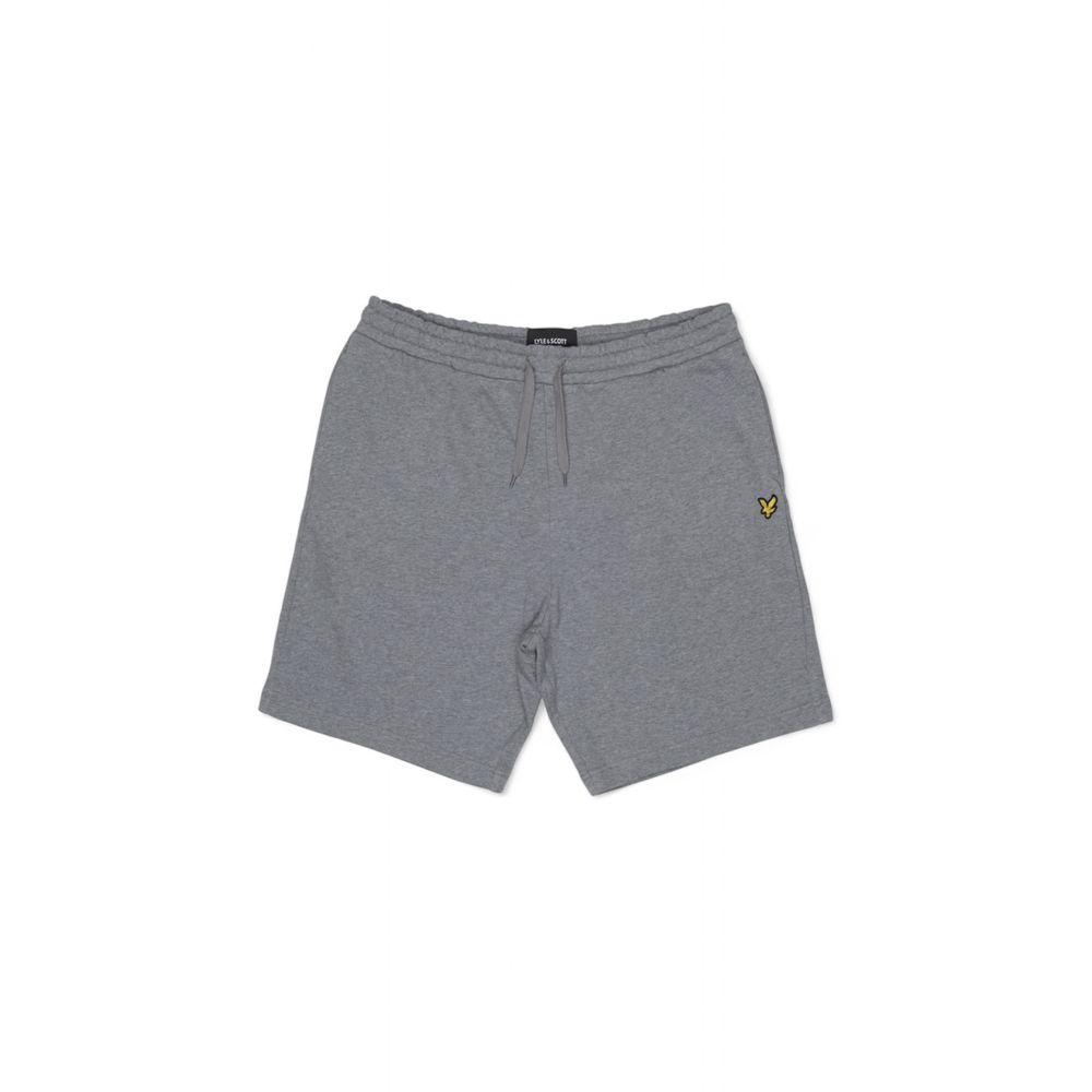 Lyle & Scott Men’s Gray Cotton Bermuda Shorts