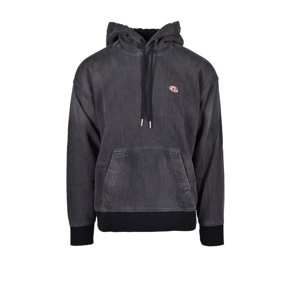Diesel Gray Cotton Sweater - DIEFELUAAG1ST0775587/01