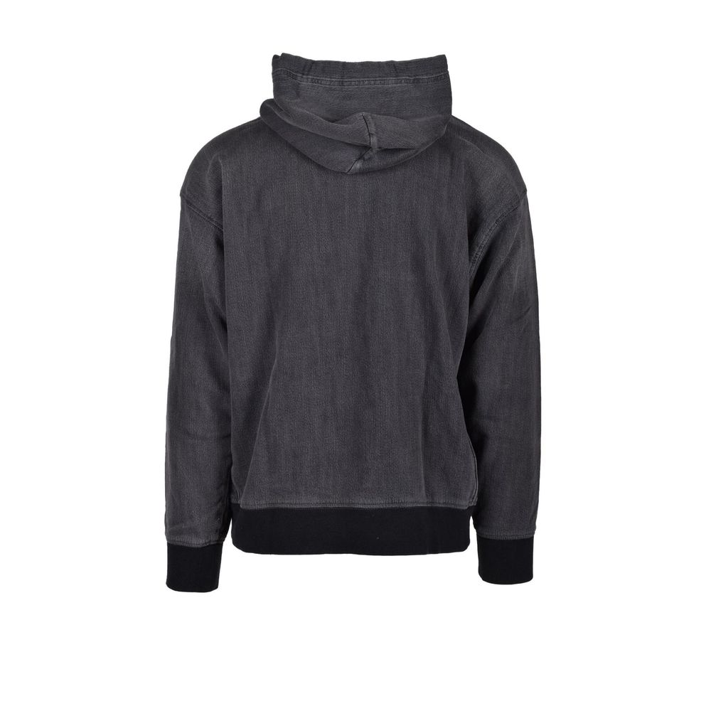 Diesel Gray Cotton Sweater - DIEFELUAAG1ST0775587/01