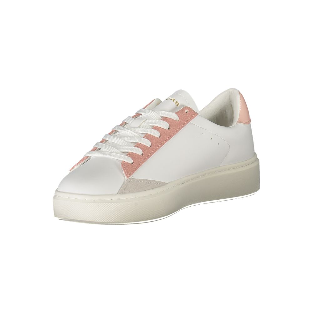 Gas White Polyester Women Sneaker - Leonard Mix