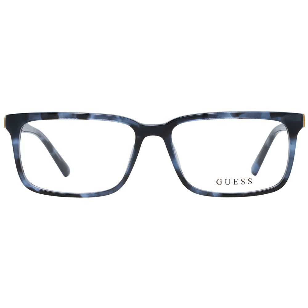 Guess Blue Men’s Optical Frames – Full-Rim Rectangle Style