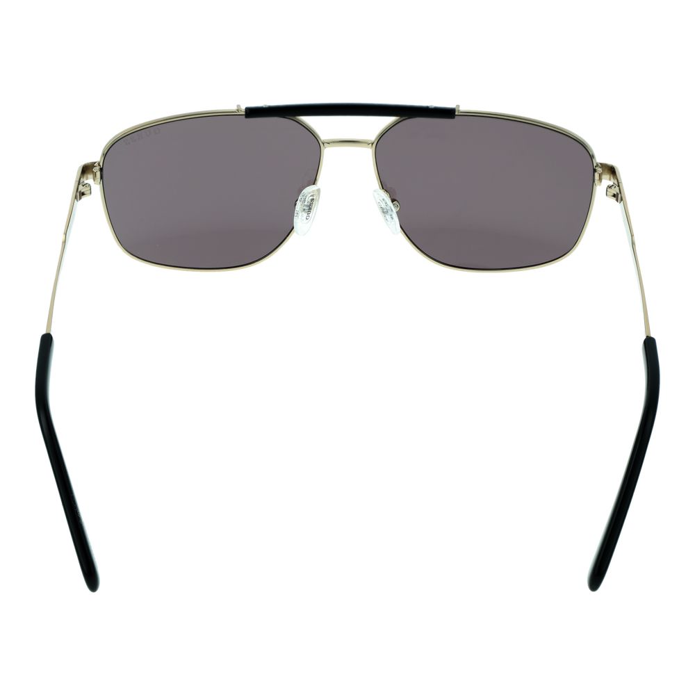 Guess Men’s Sunglasses – Gold Aviator Frame with Brown Lenses, 61mm