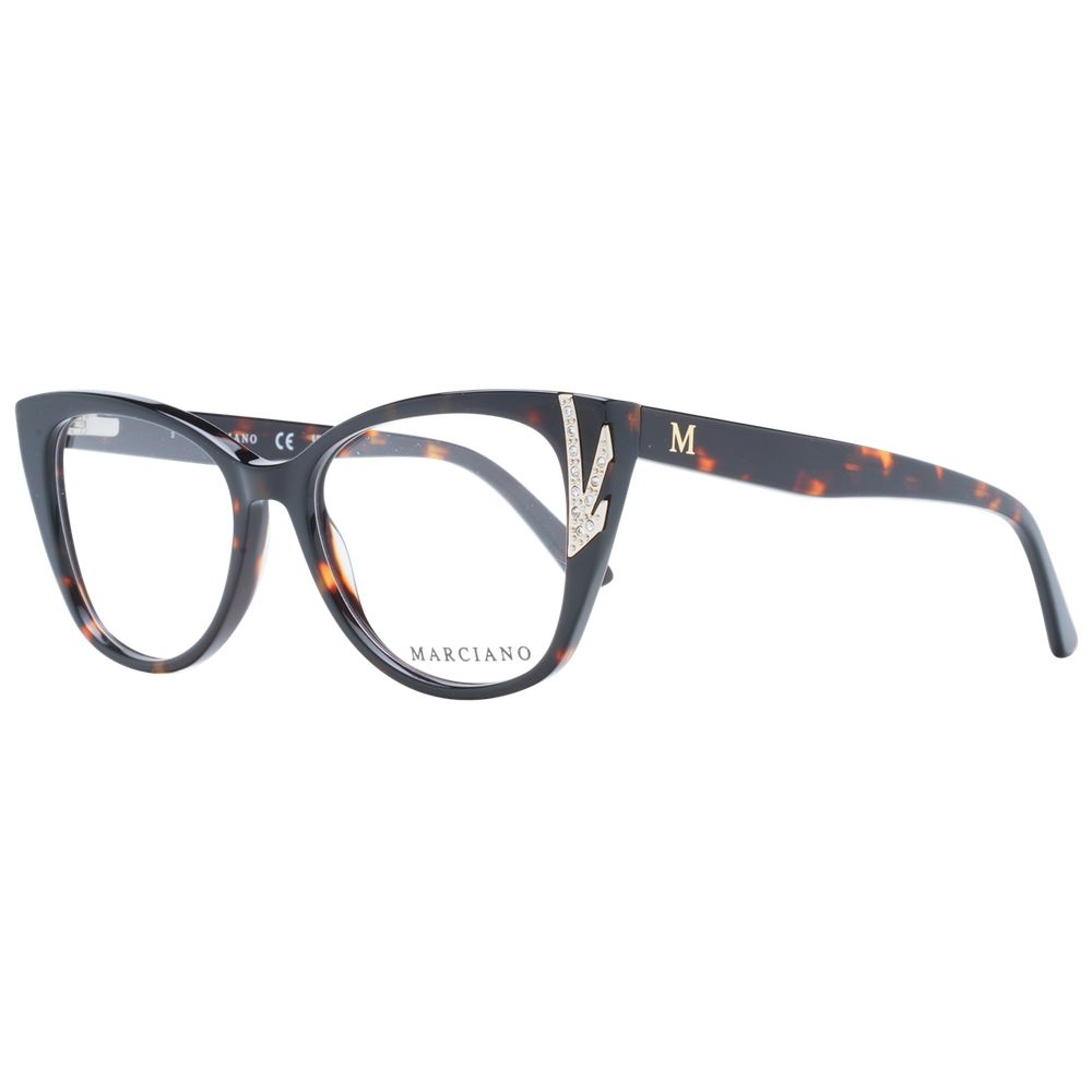 Marciano by Guess Women’s Optical Glasses – Brown Cat Eye Frame, 52mm