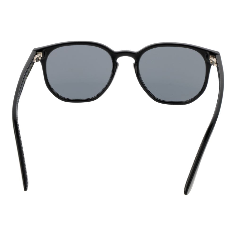 Ted Baker Men’s Sunglasses – Black Acetate Frame with Black Lenses, 52mm