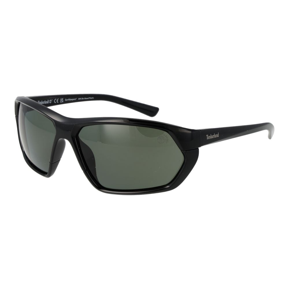 Timberland Men’s Polarized Sunglasses – Black Full-Rim, 64mm