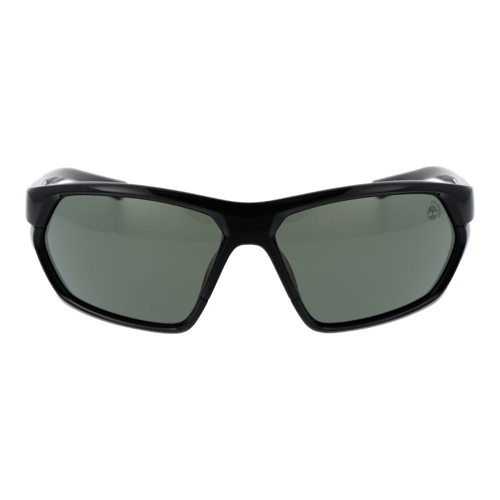 Timberland Men’s Polarized Sunglasses – Black Full-Rim, 64mm