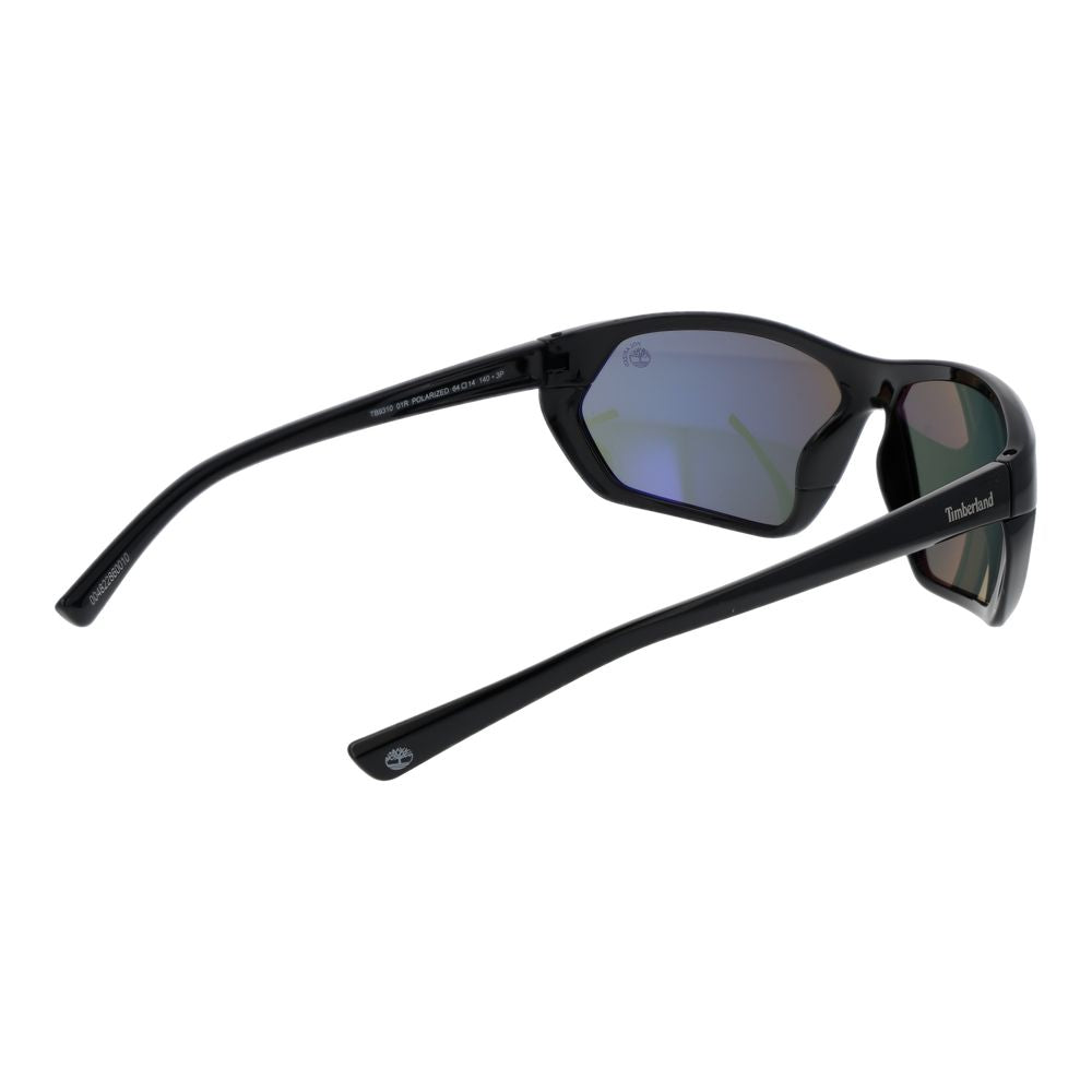 Timberland Men’s Polarized Sunglasses – Black Full-Rim, 64mm