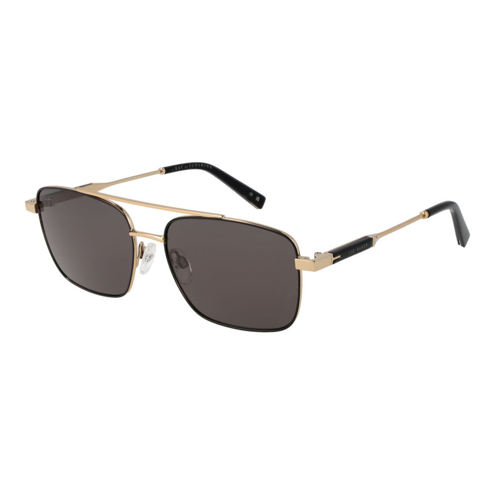 Ted Baker Black Men’s Fashion Sunglasses – Full-Rim, 56mm