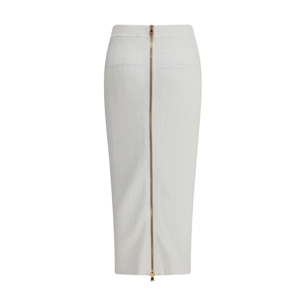 Balmain Knit Midi Skirt