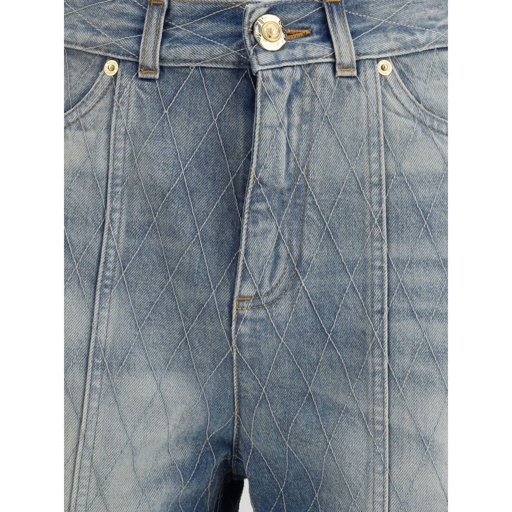 Balmain Denim Shorts - Iconic Style Meets Modern Edge