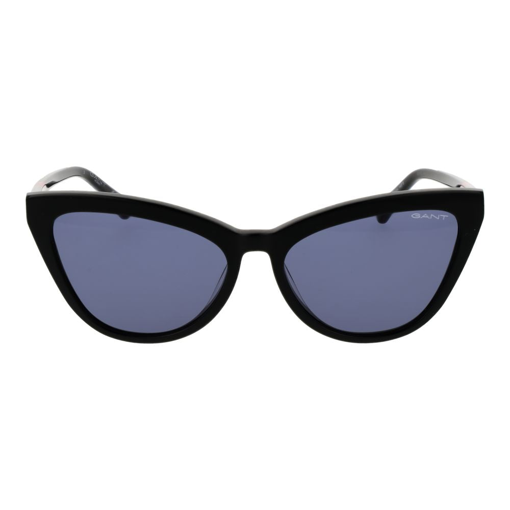 Gant Women’s Sunglasses – Black Cat Eye Frame with Grey Lenses, 56mm