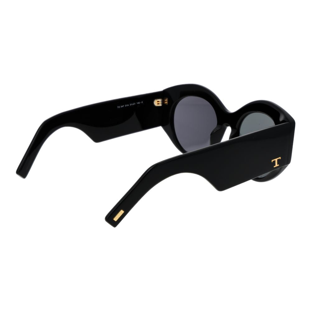 Tod's Women’s Sunglasses – Black Full-Rim Frame with Grey Lenses, 51mm
