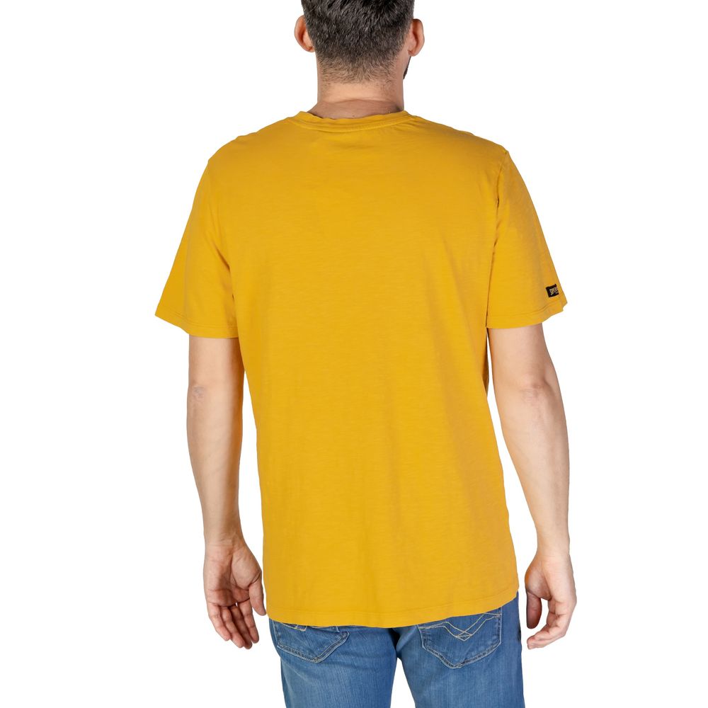 Superdry Orange Cotton T-Shirt for Men