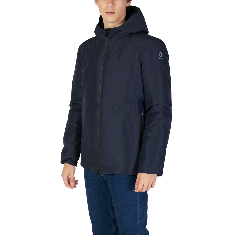 Suns Blue Polyester Jacket for Men