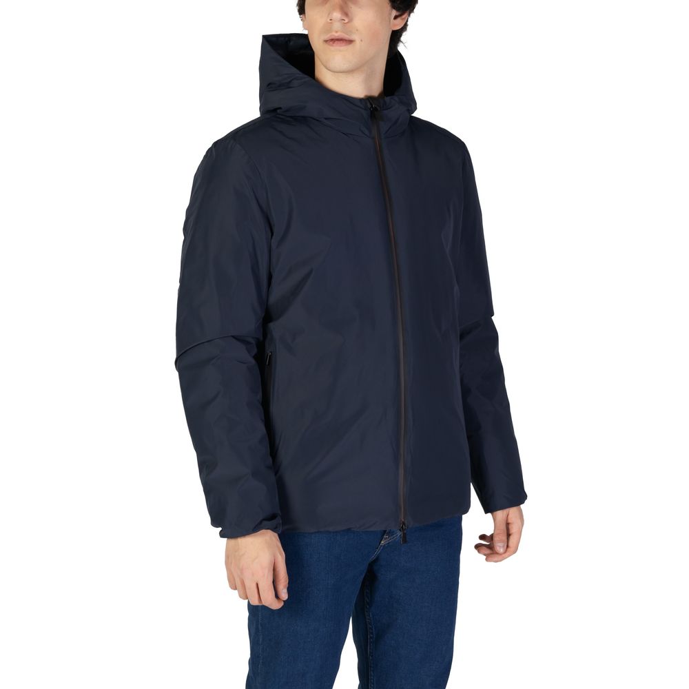 Suns Blue Polyester Jacket for Men