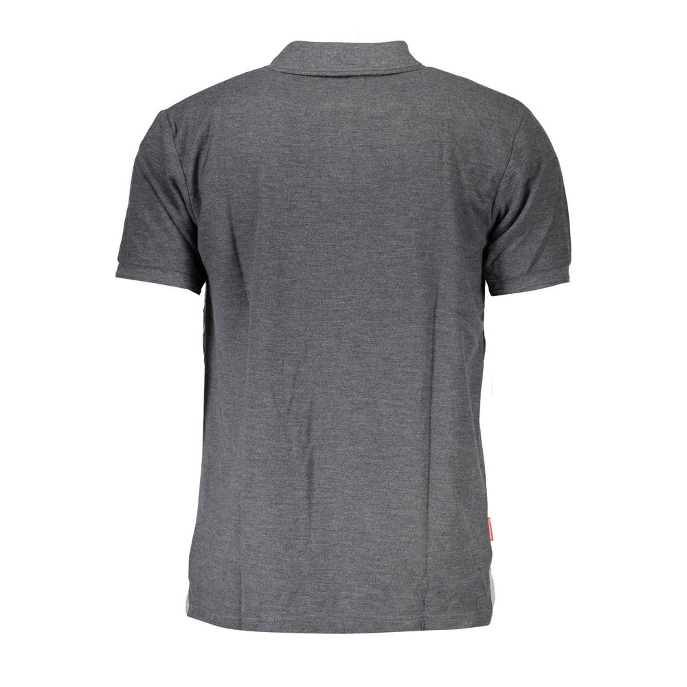 Slazenger Gray Cotton Polo Shirt - Classic Comfort and Style