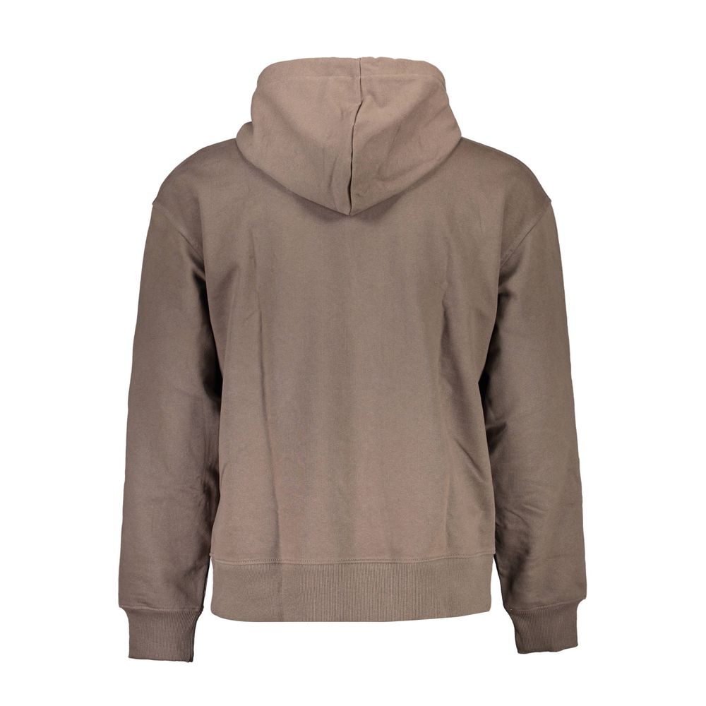 Calvin Klein Brown Cotton Hoodie
