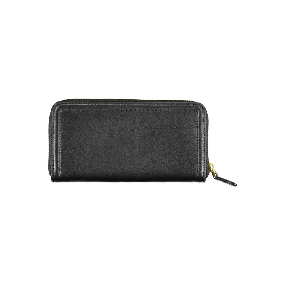 Ralph Lauren Black Polyethylene Wallet with Zip Closure