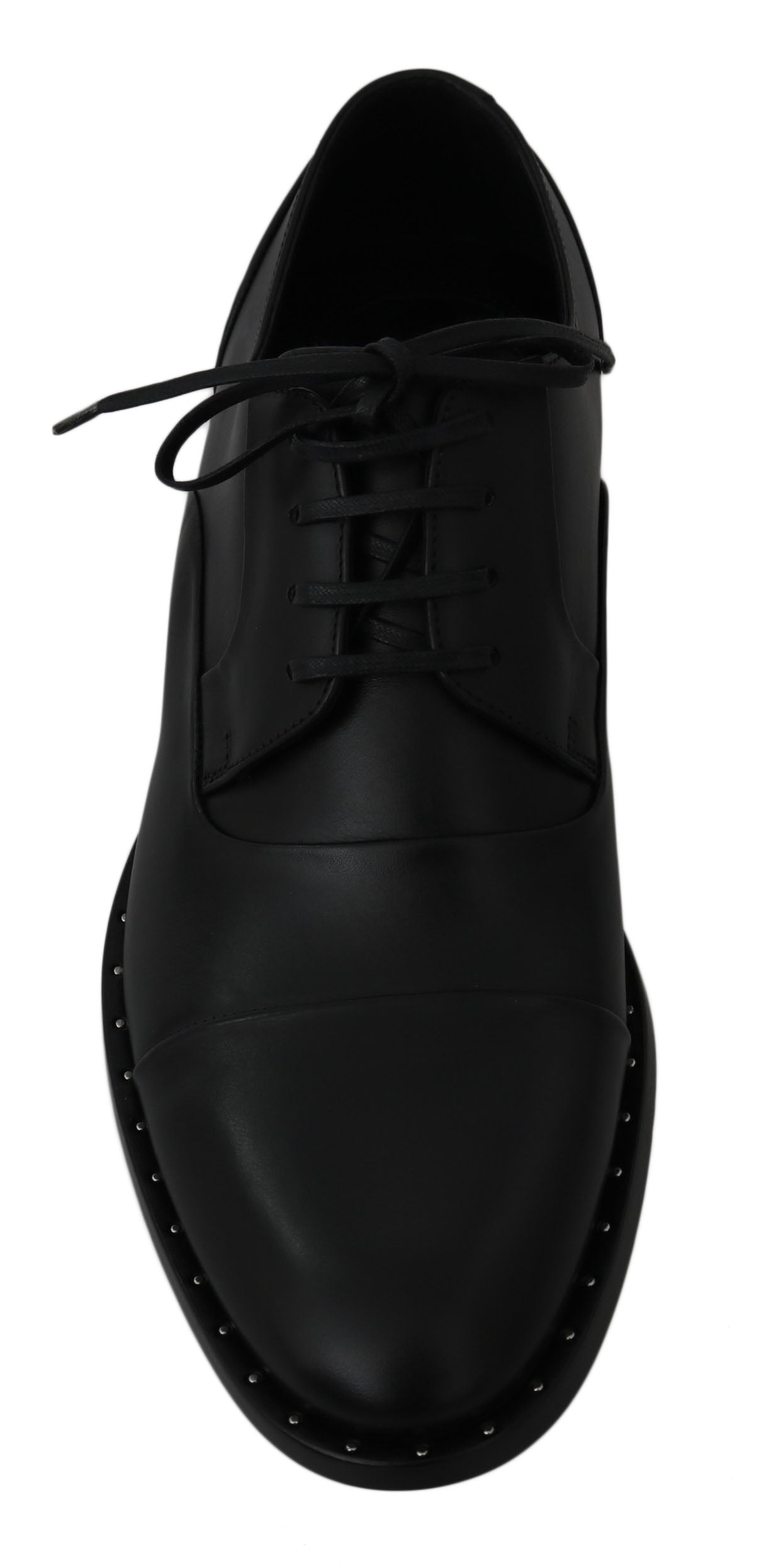 - Sleek Black Leather Formal Dress Shoes