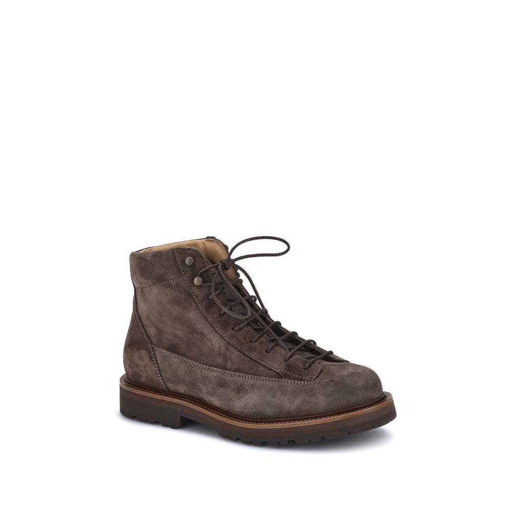Brunello Cucinelli Suede Ankle Boots - Elegant Mountain Style