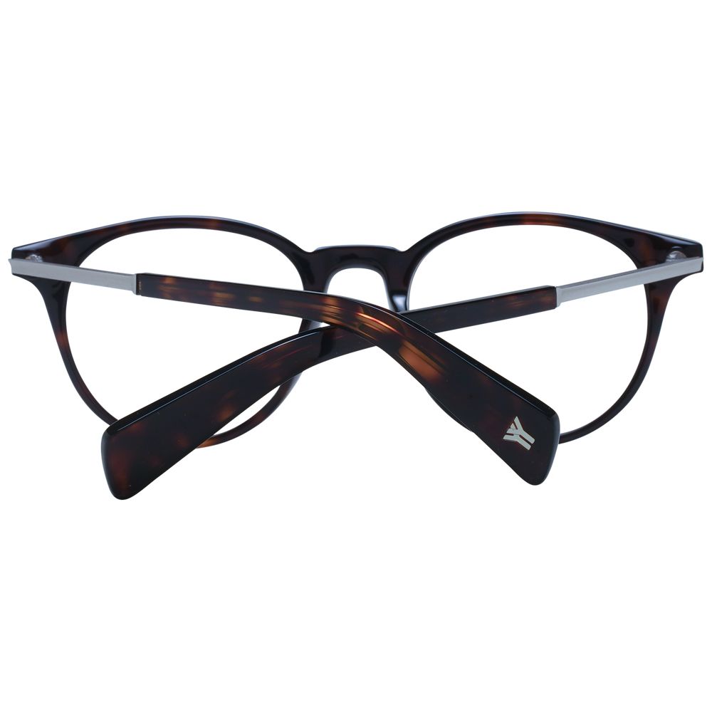 Yohji Yamamoto Brown Unisex Optical Glasses – Full-Rim Frames
