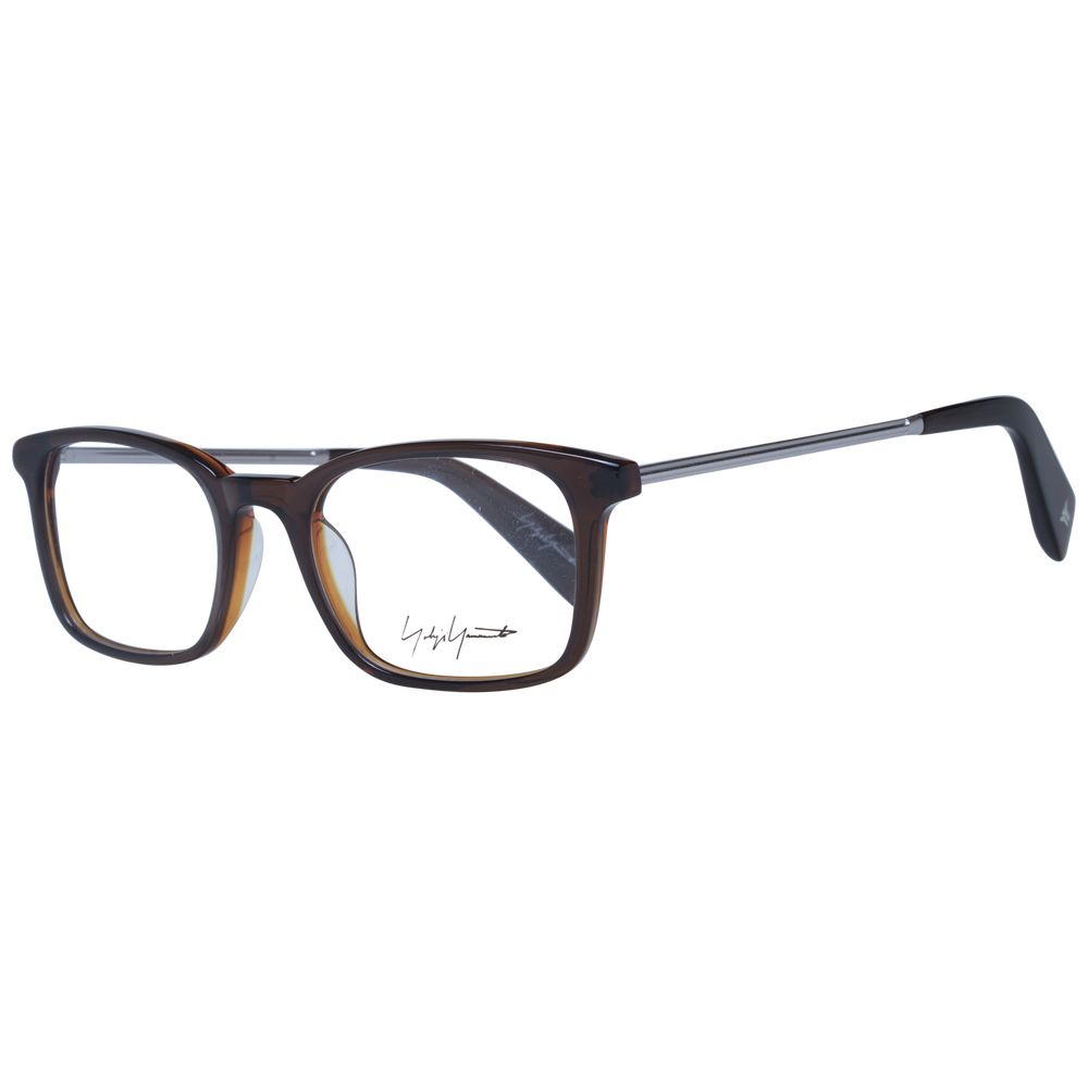 Yohji Yamamoto Unisex Optical Glasses – Brown Full-Rim Frame, 51mm