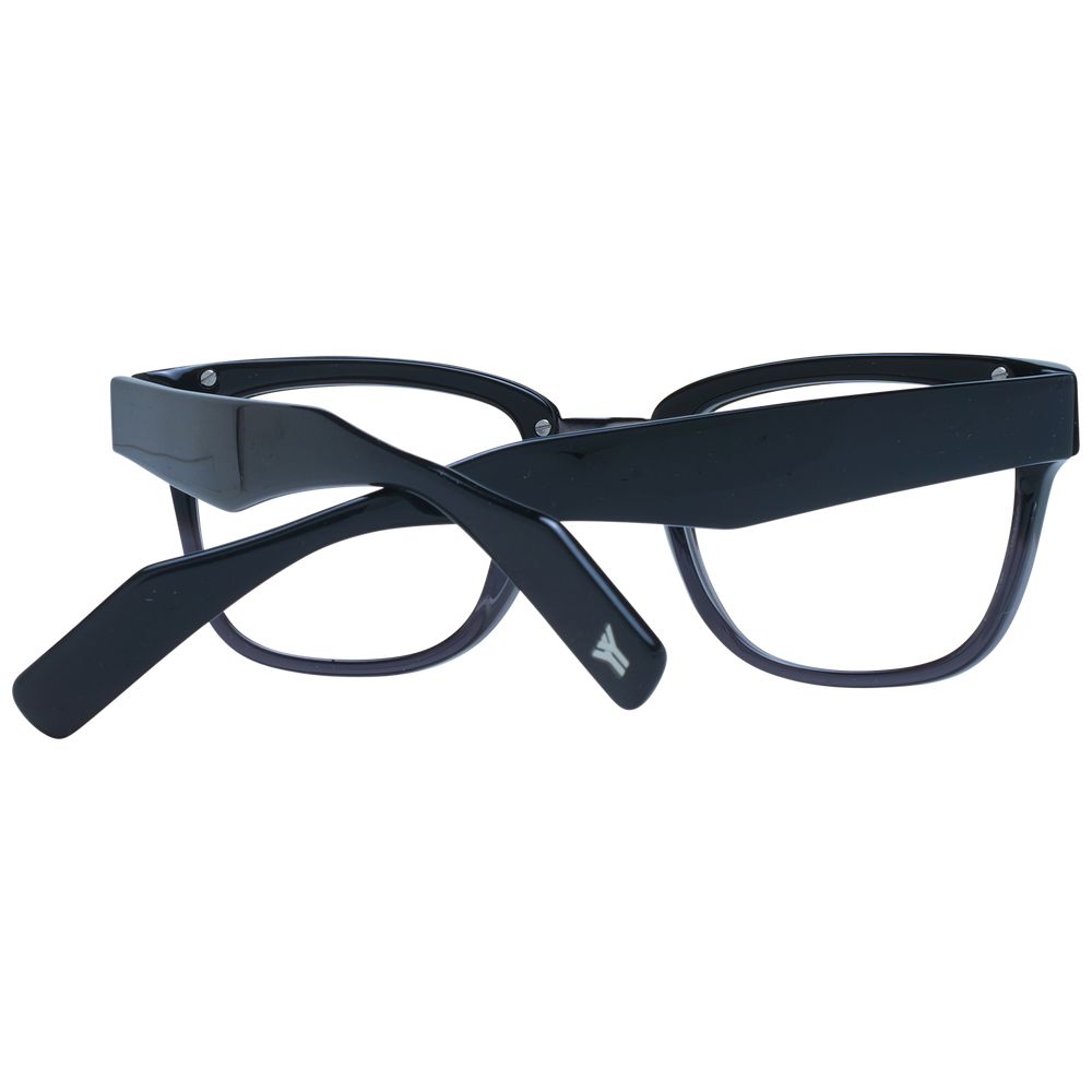 Yohji Yamamoto Unisex Optical Frames – Gray Square Style, 50mm