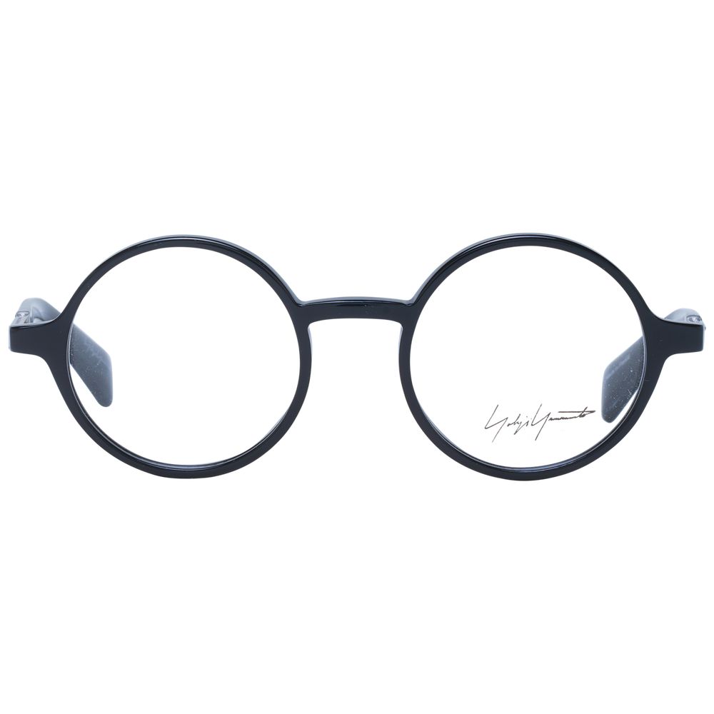 Yohji Yamamoto Unisex Optical Frames – Black Full-Rim, 47mm