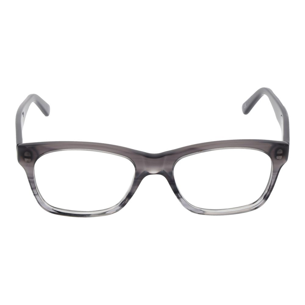 Andy Wolf Gray Unisex Optical Frames – Rectangle Full-Rim, 50mm
