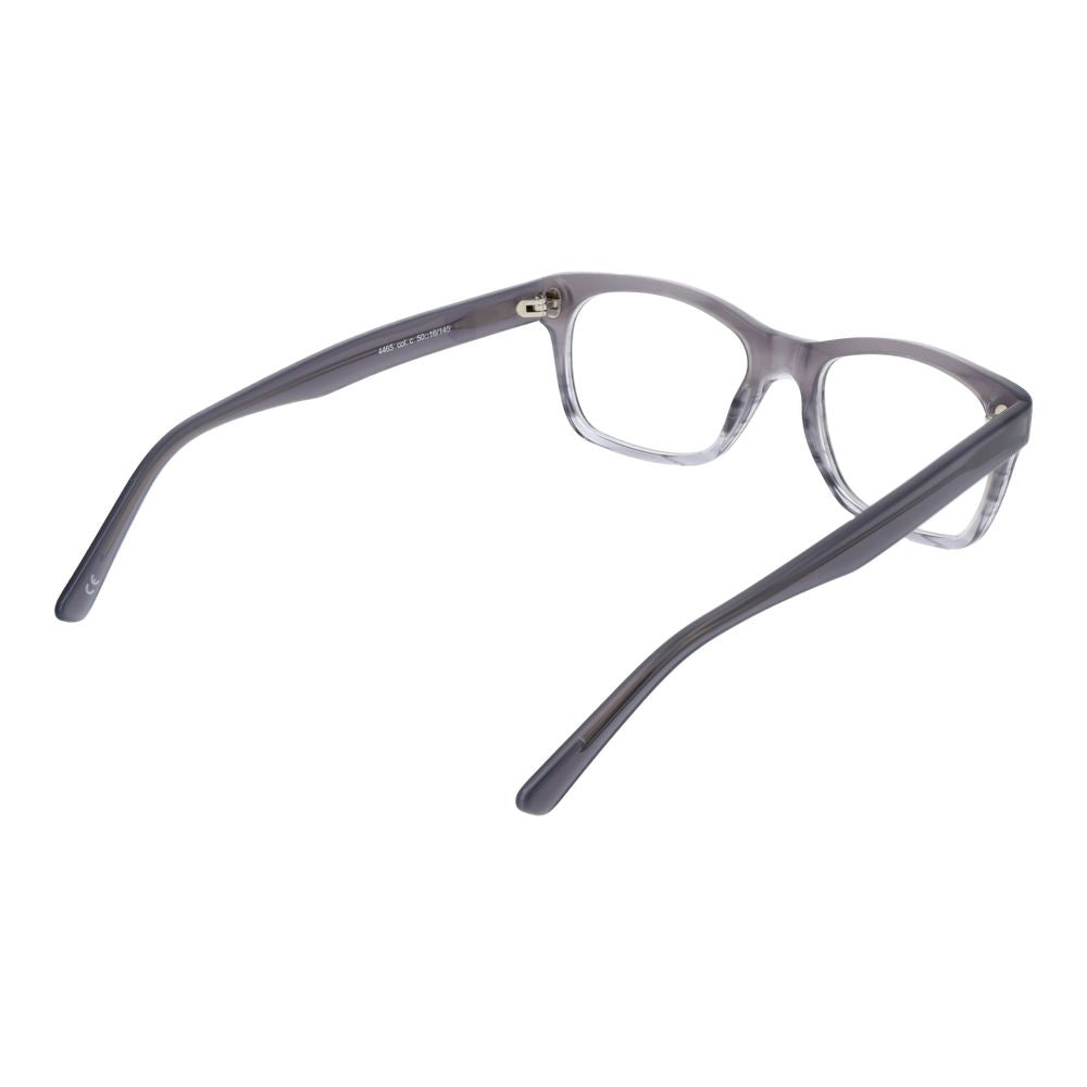 Andy Wolf Gray Unisex Optical Frames – Rectangle Full-Rim, 50mm
