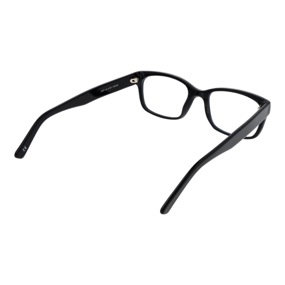 Andy Wolf Black Unisex Optical Frames – Rectangle Full-Rim, 53mm