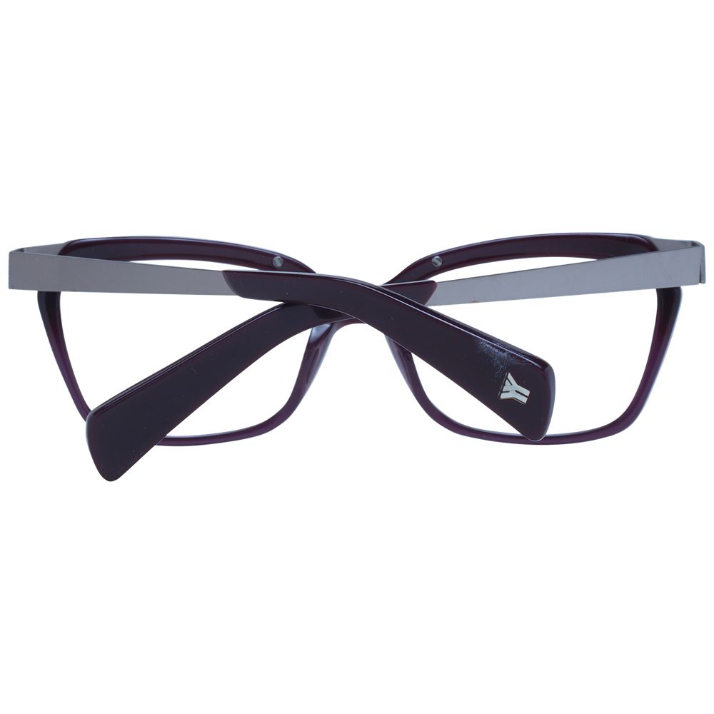 Yohji Yamamoto Unisex Purple Optical Frames – Full-Rim, 54mm