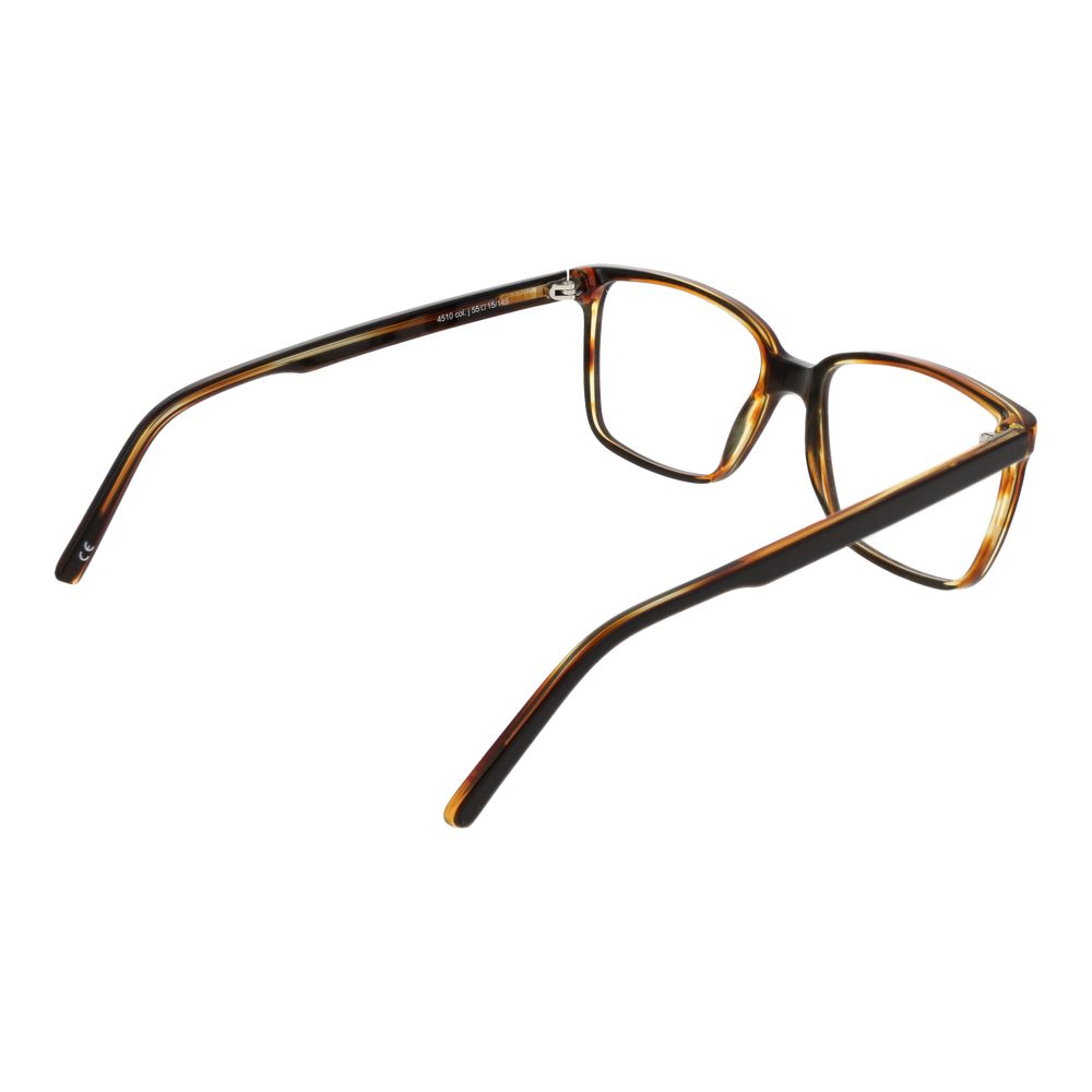Andy Wolf Brown Unisex Optical Frames – Rectangle Full-Rim, 55mm