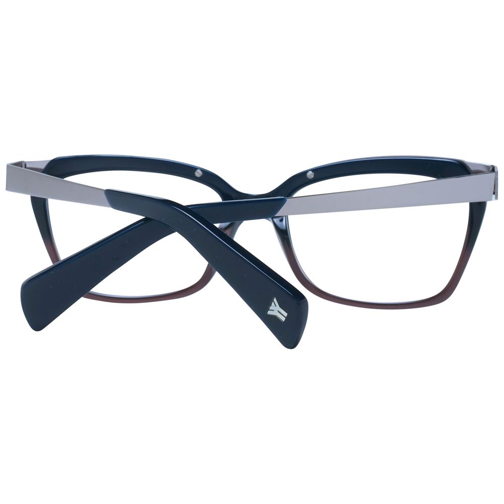 Yohji Yamamoto Unisex Optical Glasses – Blue Full-Rim Frame