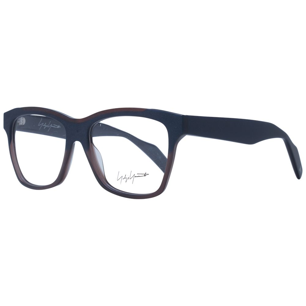 Yohji Yamamoto Unisex Optical Frames – Blue Square Full-Rim