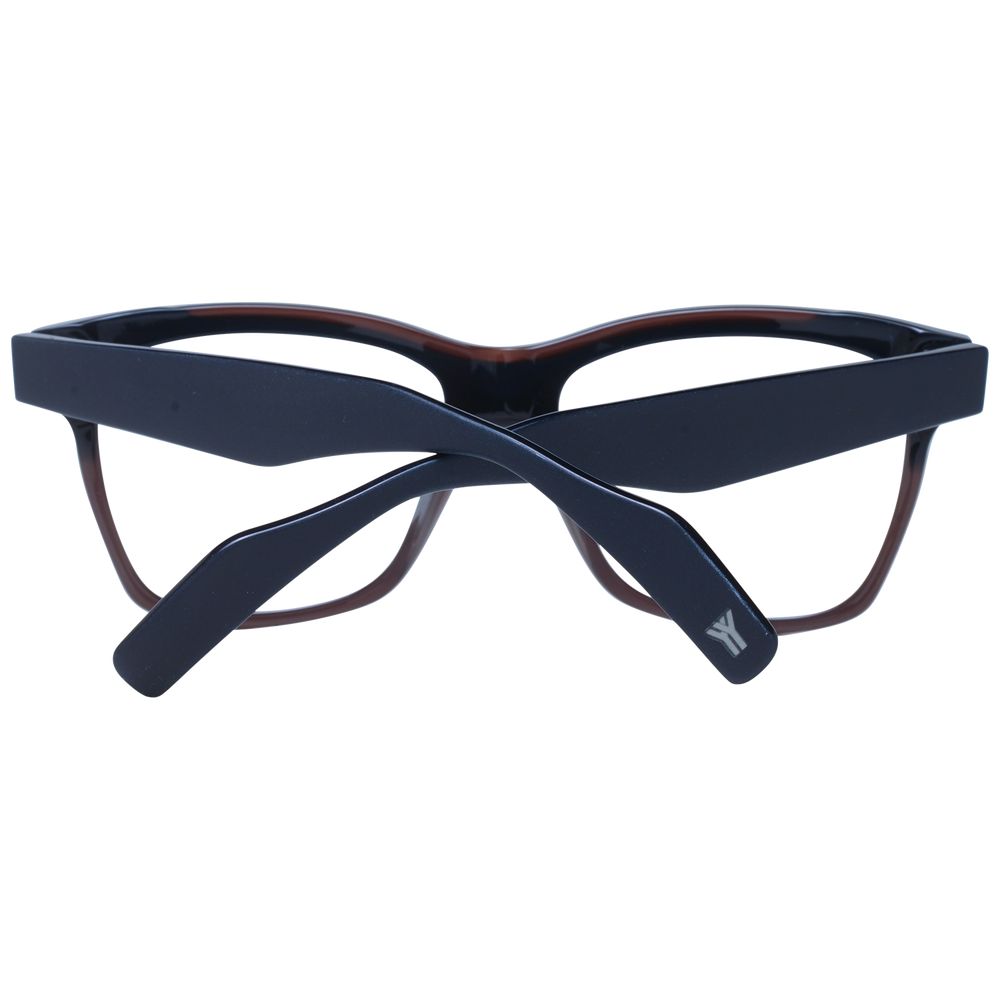 Yohji Yamamoto Unisex Optical Frames – Blue Square Full-Rim