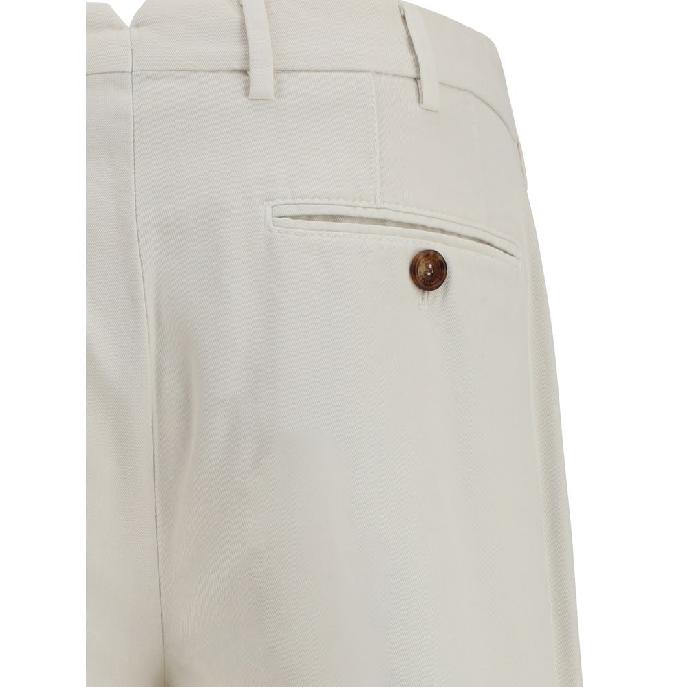 Brunello Cucinelli Cotton Dyed Trousers