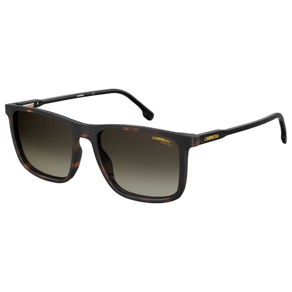 Carrera Unisex Sunglasses – Brown Injected Square Frame, 55mm