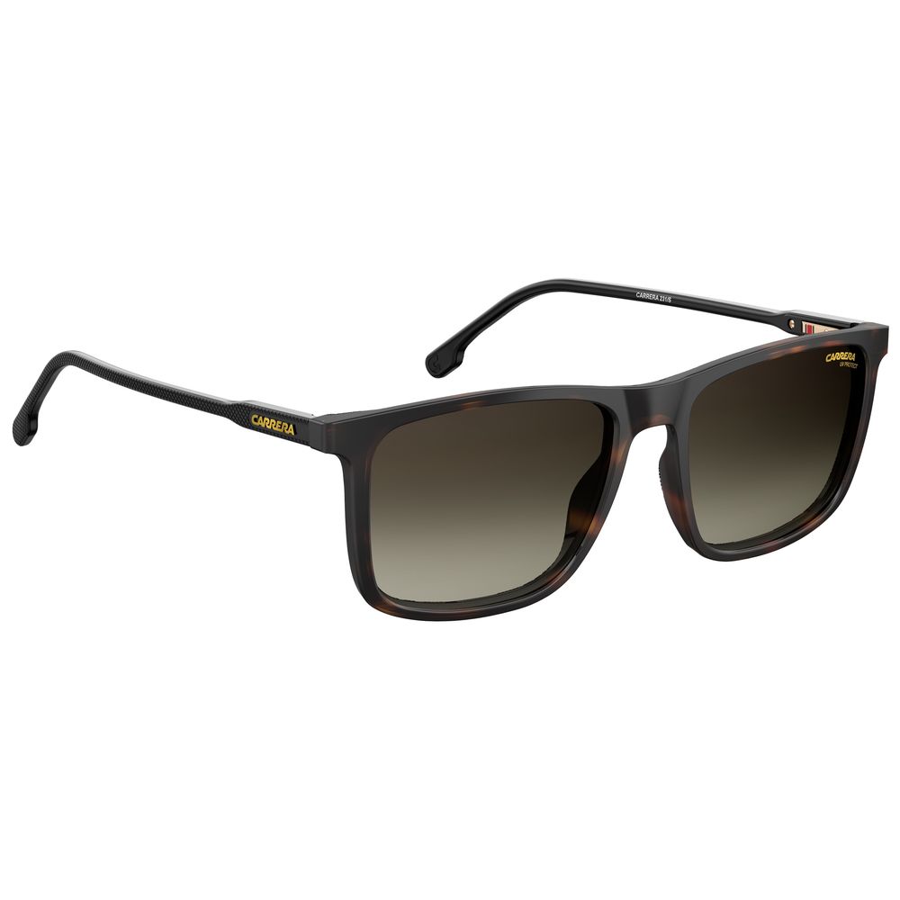 Carrera Unisex Sunglasses – Brown Injected Square Frame, 55mm