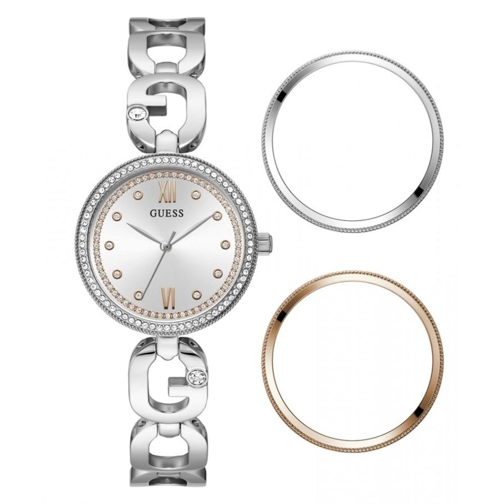Guess Gray Stainless Steel Watch - Elegant and Sophisticated Timepiece