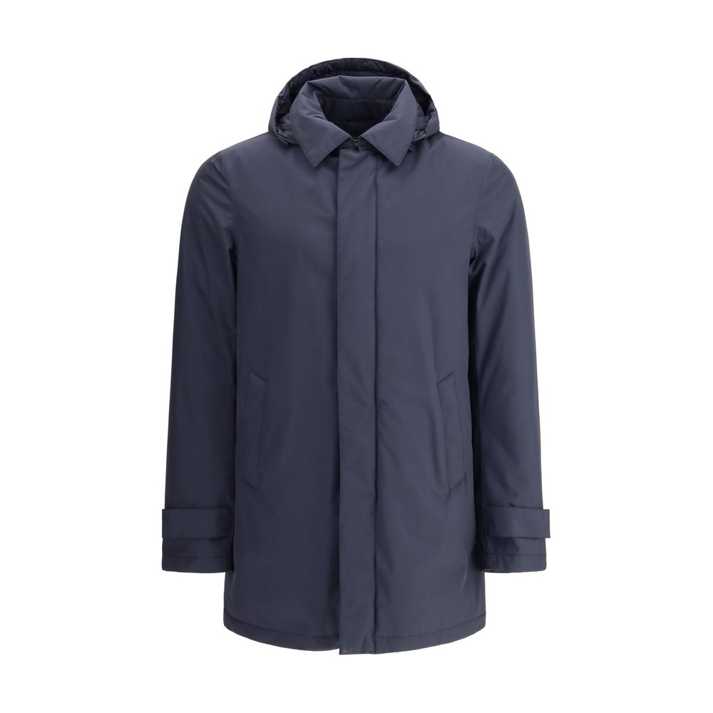 Herno Hooded Down Jacket - Elegant and Functional Cold Weather Gear