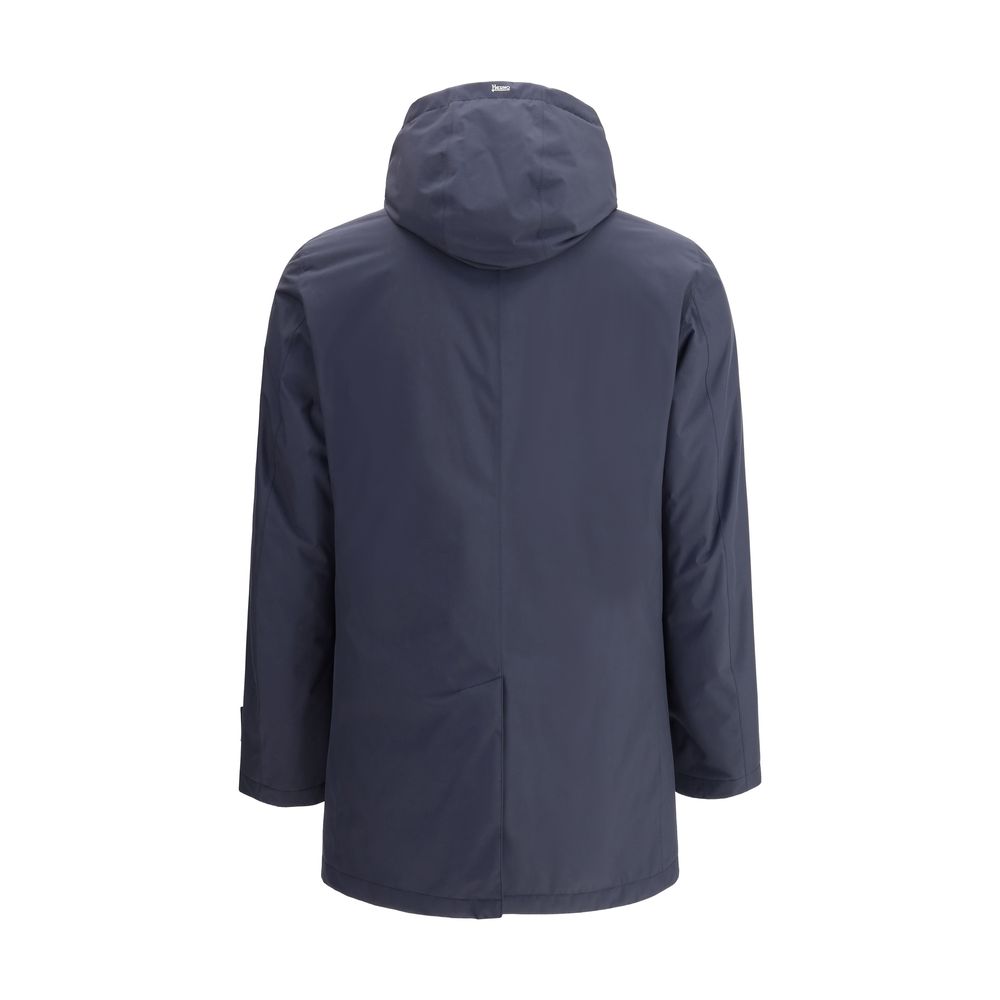 Herno Hooded Down Jacket - Elegant and Functional Cold Weather Gear