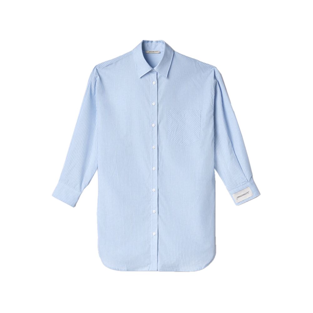 Hinnominate Light Blue Stripe Cotton Shirt