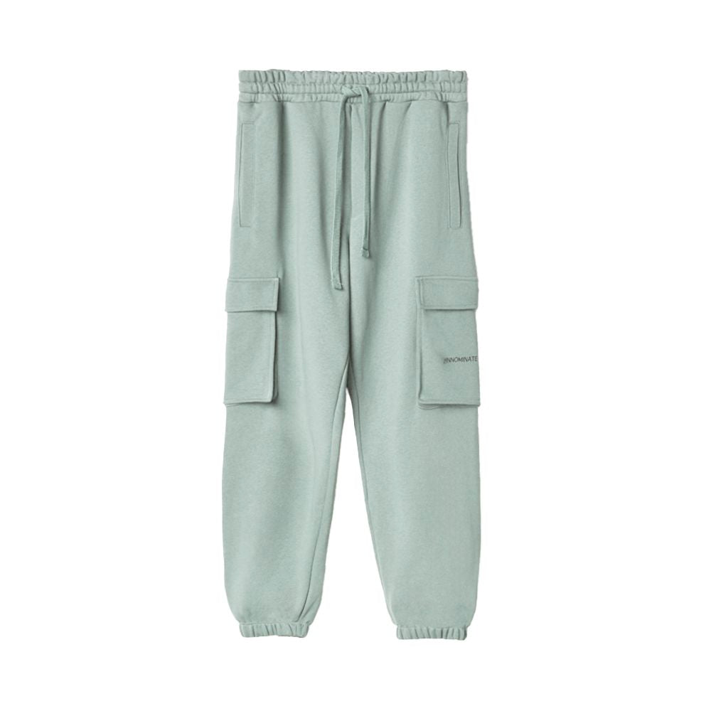 Hinnominate Gray Cotton Cargo Trousers